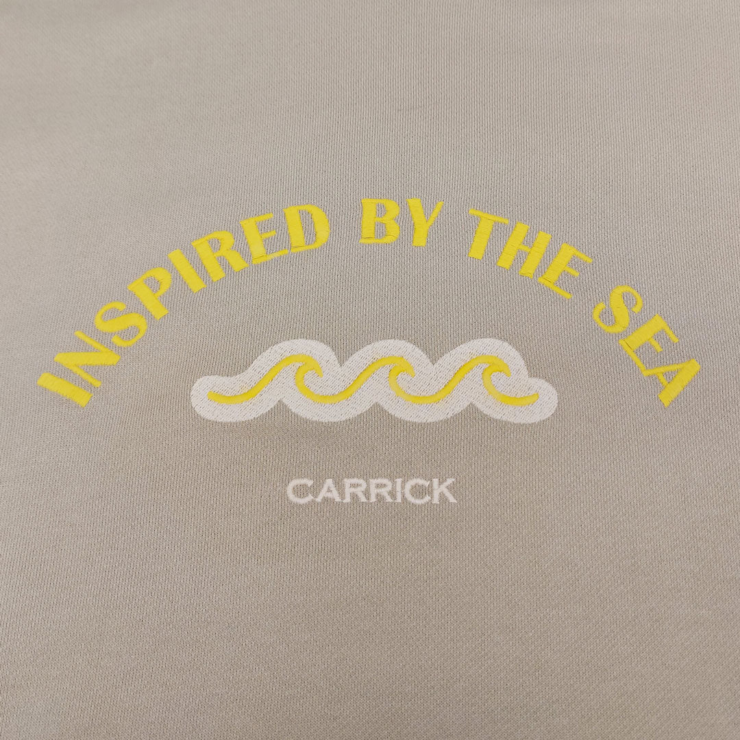 Areia | Sweatshirt | Inspired by the Sea | Bordado Amarelo & Ecru
