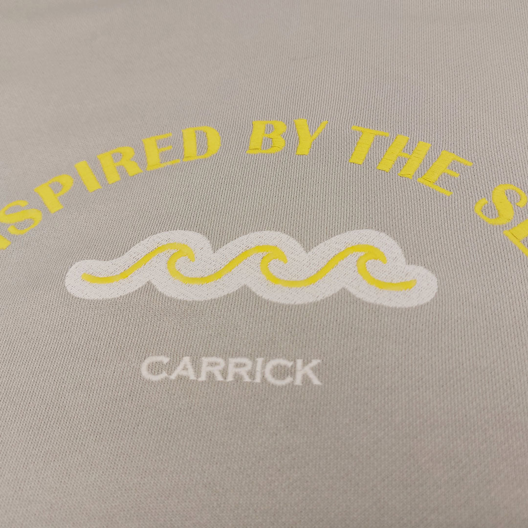 Areia | Sweatshirt | Inspired by the Sea | Bordado Amarelo & Ecru