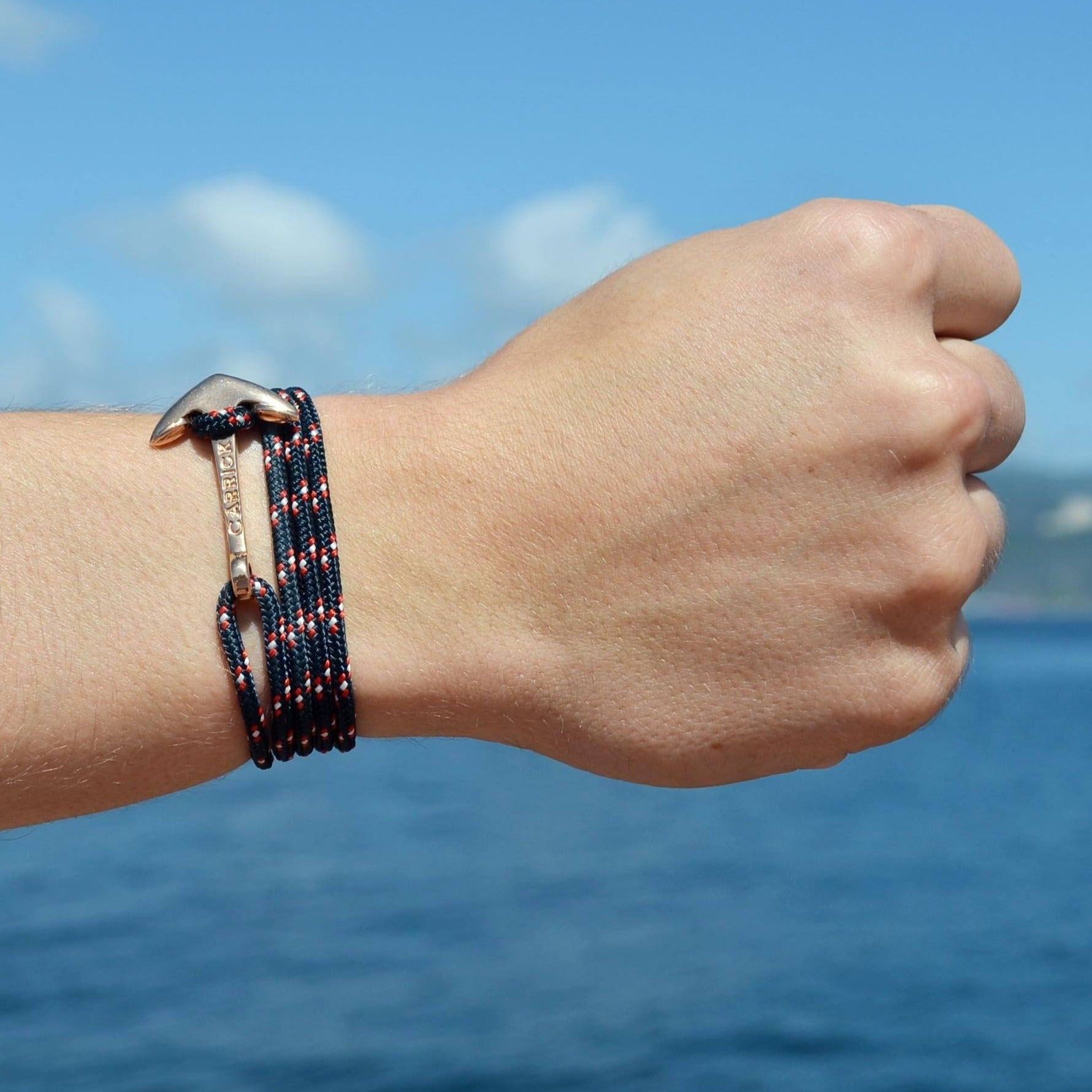 Henley in Rose Gold Anchor | Upcycled