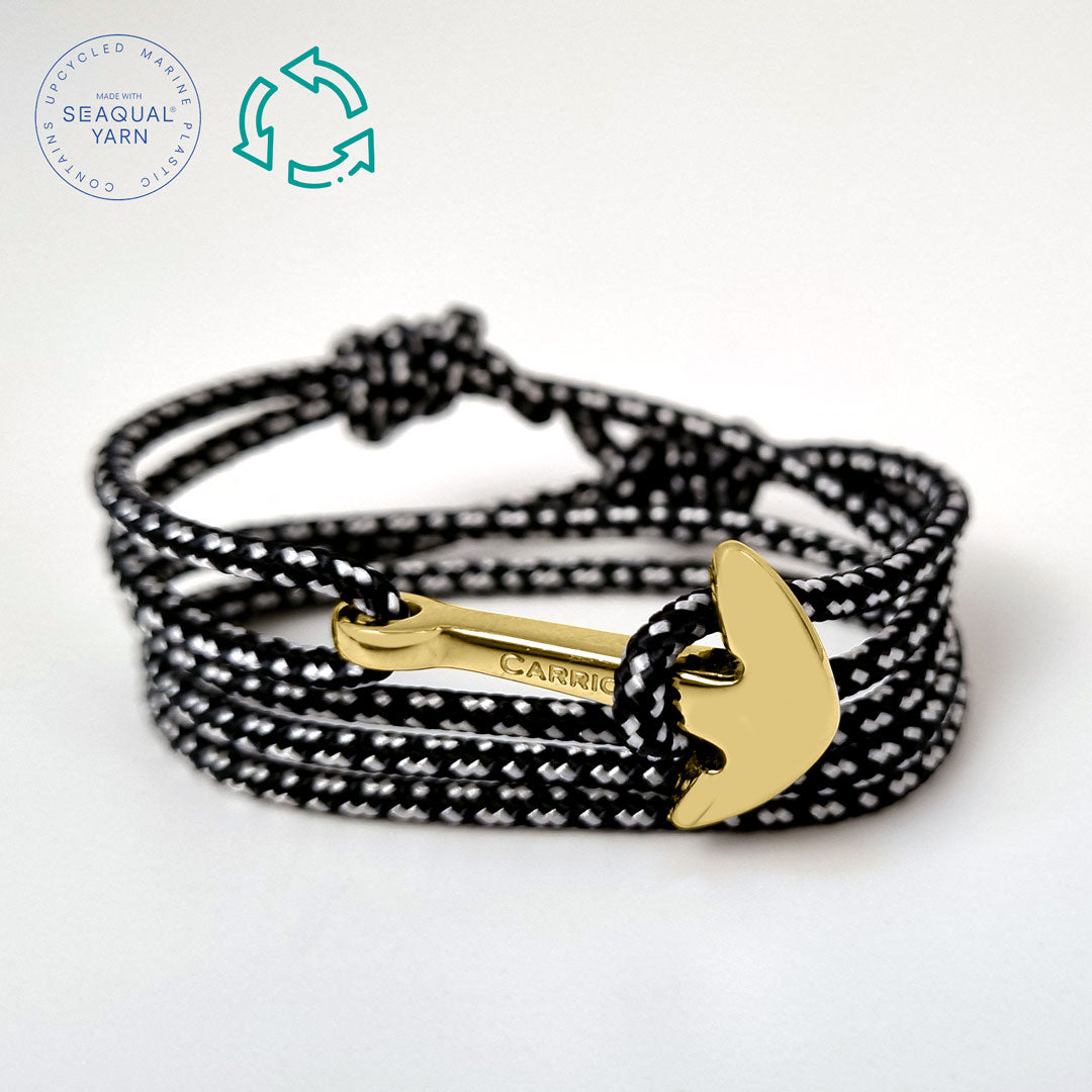 Mini Mistral in silver anchor | Upcycled