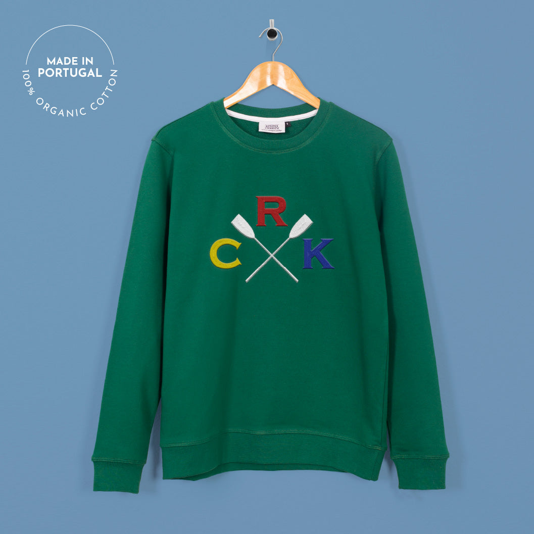 Verde | Sweatshirt | Baiona | Bordado 