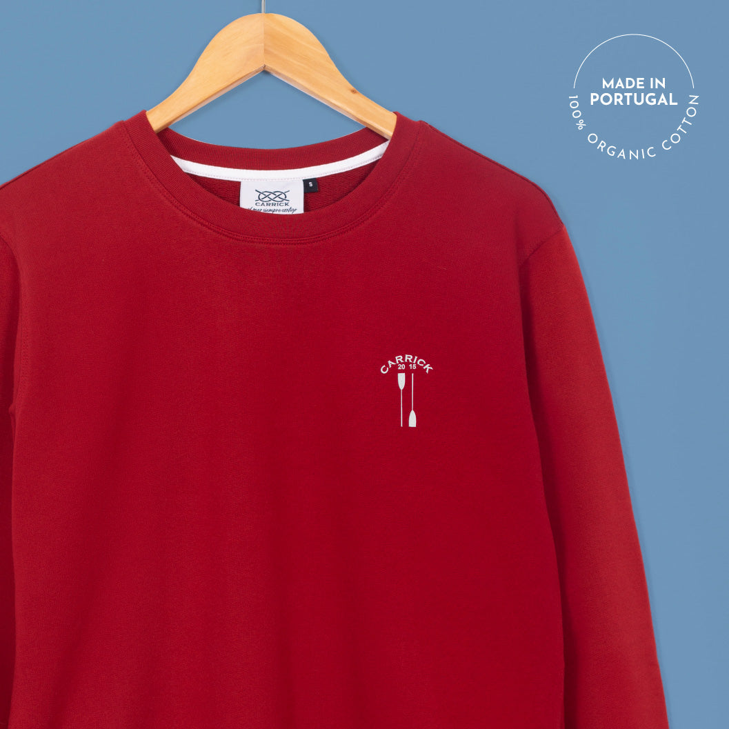 Vermelho | Sweatshirt | Stelle | Bordado Branco