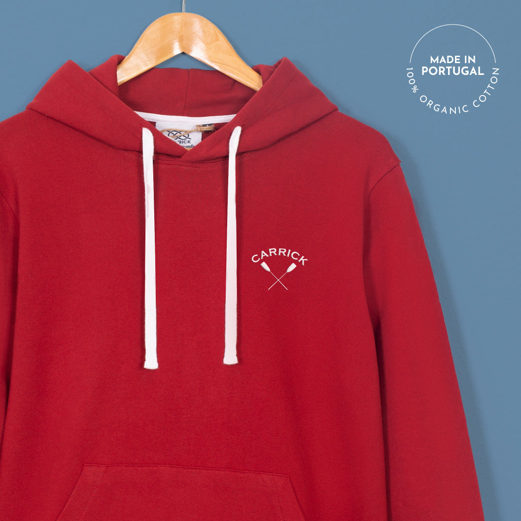 Red | Hoodie | Arco | White Embroidery