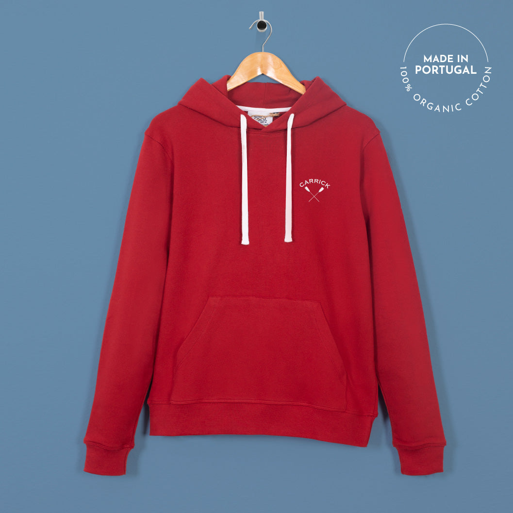 Red | Hoodie | Arco | White Embroidery