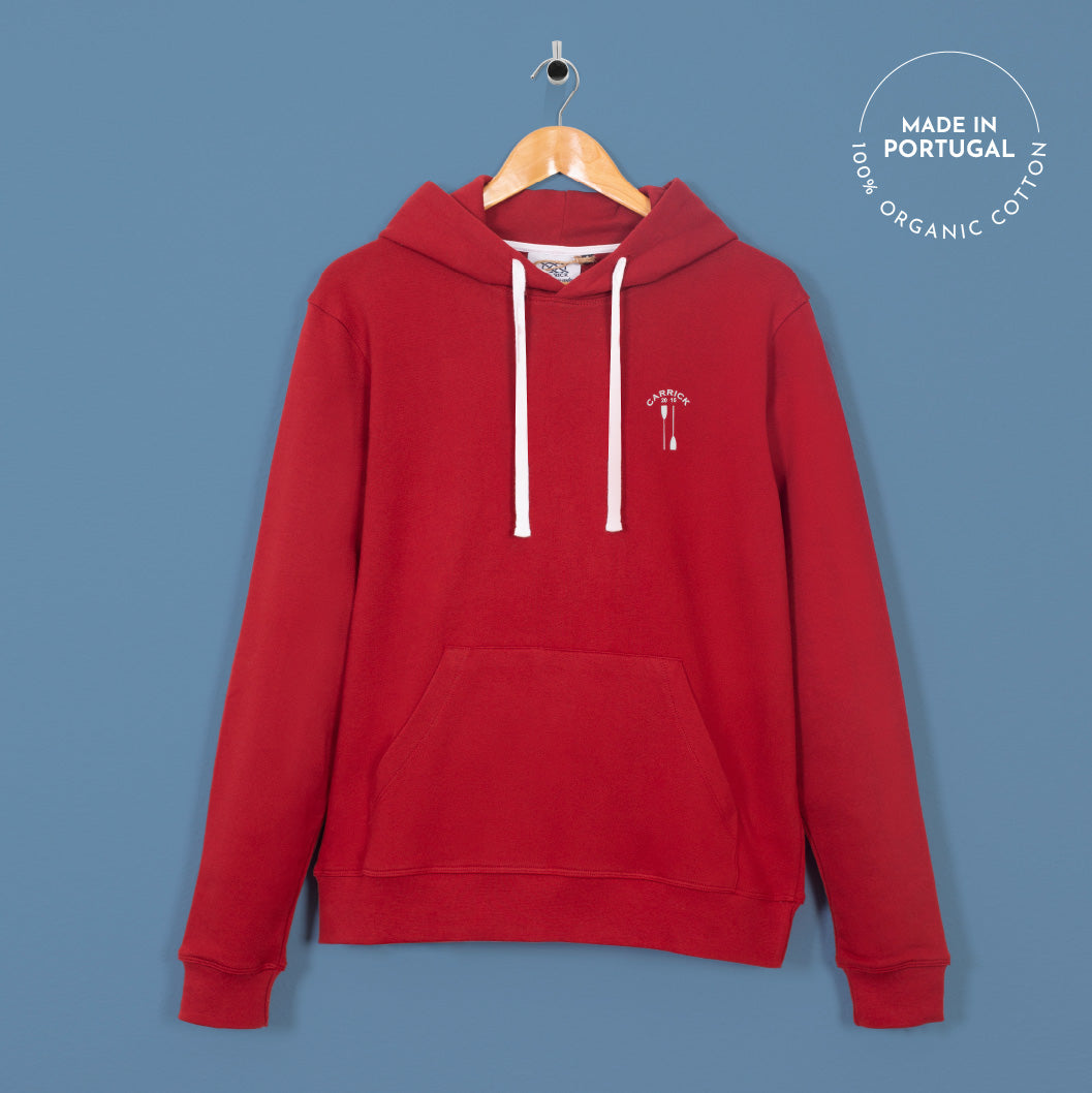 Red | Hoodie | Stelle | White Embroidery